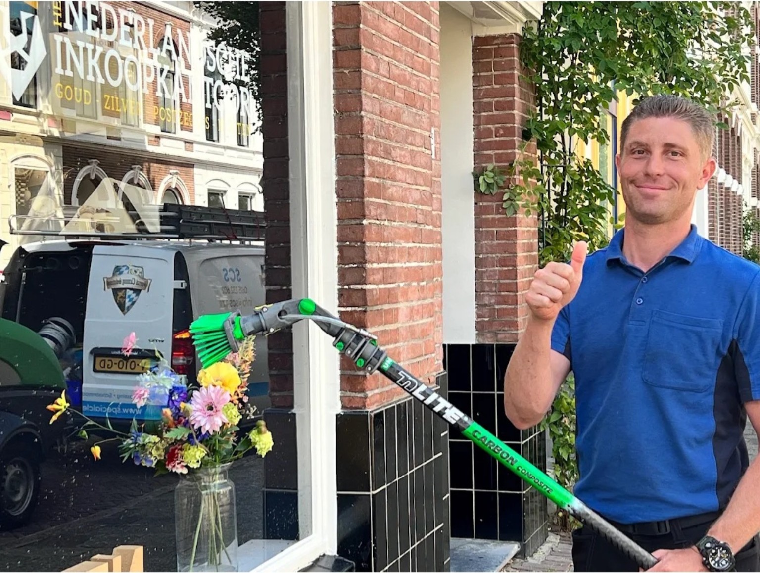 Special Cleaning Solutions tijdens glasbewassing